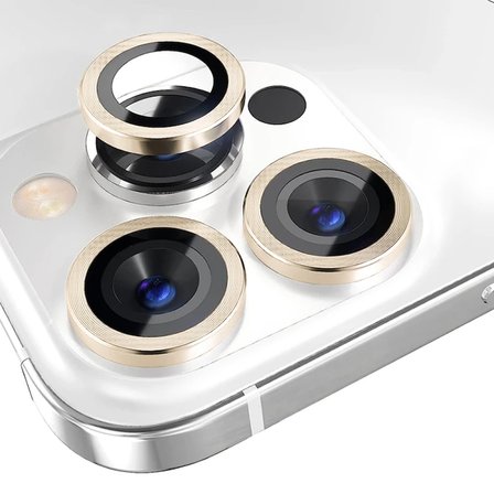 ALLY iPhone 15 Pro/15 Pro Max Kamera Lens Koruma Camı-(5775)