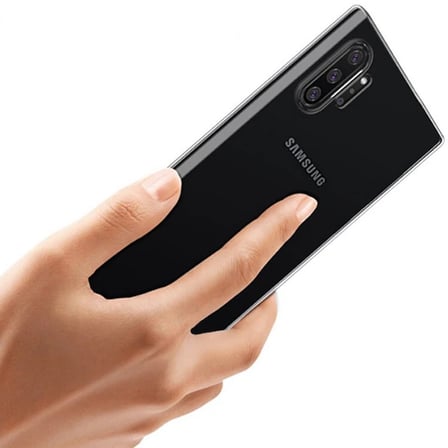 Ally Samsung Uyumlu Galaxy Note 10 Ultra Slim Fit Şeffaf Silikon Kılıf-(5775)