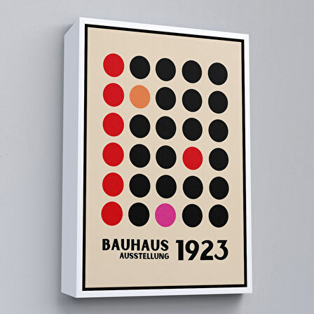 Altın Çerçeveli Renkli Soyut Çiçekler Tablosu