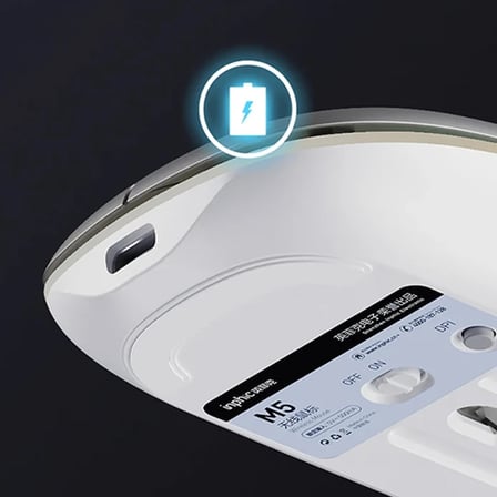 İNPHİC M5 Kablosuz Fare Şarj Edilebilir Sessiz Kullanım 2.4G Işıklı USB Mouse-(5775)