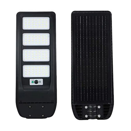 400W Güneş Enerjili Dış Mekan Aydınlatma - Beyaz Işık, Uzaktan Kumandalı, IP65 Su Geçirmez