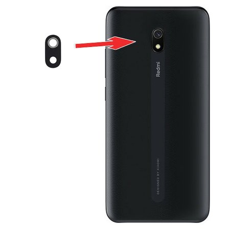 Xiaomi Redmi 8A Arka Kamera Camı Lens-(5775)