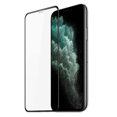 Dux Ducis iPhone 11 Pro Max Tempered Cam Ekran Koruyucu 10D Full Kaplama-(5775) — Renk: Siyah