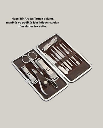Taşınabilir Çok Fonksiyonlu Kişisel Bakım Seti El ve Ayak İçin