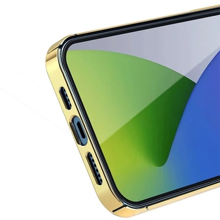 Baseus Glitter İPhone 12/12 Pro Şeffaf Lüx Silikon Kılıf Soft TPU Kılıf-(5775)