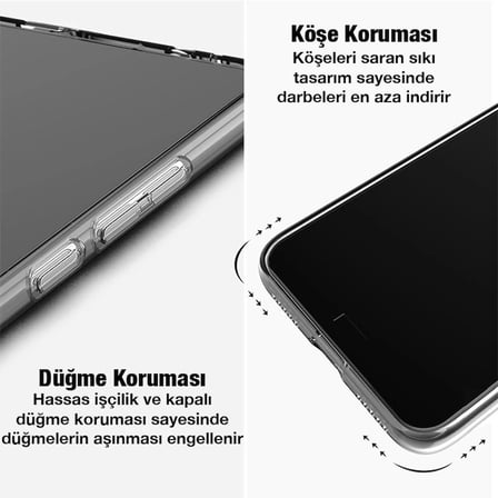 Ally OPPO F19 Pro Kılıf Kamera Korumalı Ultra İnce Şeffaf Silikon Kılıf-(5775)