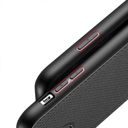 Dux Ducis Fino Serisi iPhone 11 Pro Max Kılıf Premium Dokuma Silikon Kılıf-(5775)