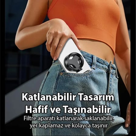 Ally MagSafe Uyumlu Manyetik 52mm CPL Polarize Telefon Kamera Lens Filtresi (Yansıma Önleyici)-(5775)