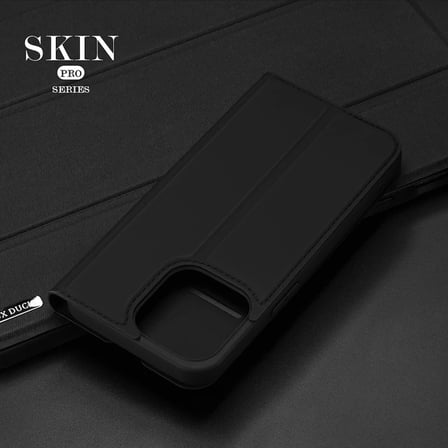 Dux Ducis iPhone 13 Pro Max 6.7inç Kılıf Kapaklı Flip Cover Kılıf SkinPro Series-(5775)