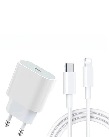 iPhone 14 13 12 11 Uyumlu 20W Hızlı Şarj Adaptörü Lightning Kablo Seti