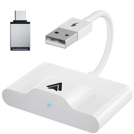Ally Usb+Type-C Android Kablosuz Carplay Adaptör Çevirici - Youtube Netflix Tiktok Video Yansıtıcı-(5775)