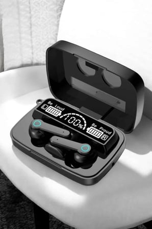 Bluetooth Kulaklık Dijital Göstergeli Kablosuz Uzun Pil Ömrü