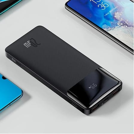 Baseus Bipow 20W Hızlı Şarj 10000 mAh LED Göstergeli Powerbank-(5775)