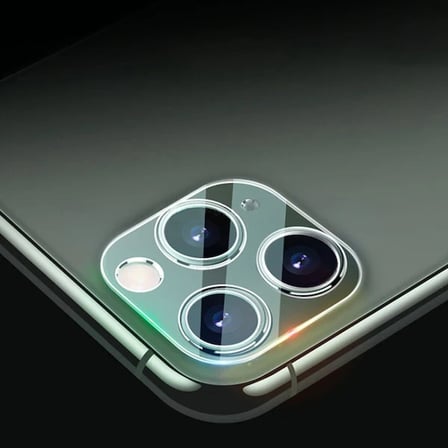 iPhone 12 6.1 Pro Full Tempered Kamera Koruyucu Kırılmaz Cam-(5775)