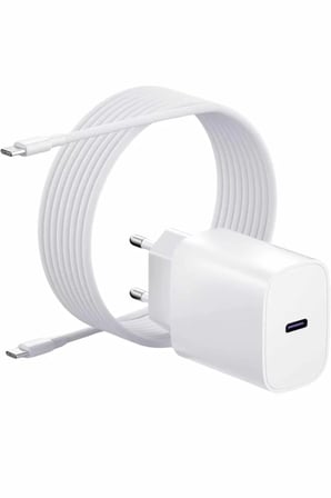 Type-C Hızlı Şarj Özellikli Cihazı USB-C Kablo Dahil