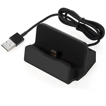 Android Micro Usb Şarj 2in1 Standlı Usb Dock-(5775)