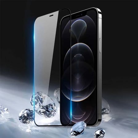 Dux Ducis iPhone 12 Pro Max 6.7inç Tempered Cam Ekran Koruyucu 10D Full Kaplama-(5775)