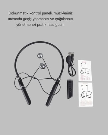 ANC Özellikli Kablosuz Bluetooth Kulaklık – Gürültü Engelleme Eller Serbest Arama