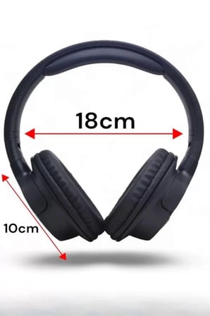 Kulak Üstü Bluetooth Kulaklık Ayarlanabiilir Uzun Pil Ömrü Kablosuz 5.0 Bluetooth