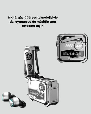 Kablosuz Kulaklık – 3D Ses ve Gürültü Engelleme