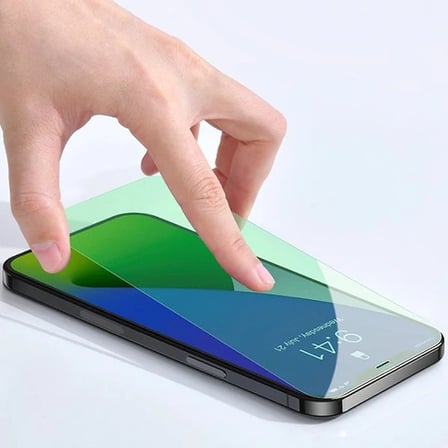 BASEUS  İPhone 12/ 12 Pro 6.1 0.30mm Full Tempered Cam Ekran Koruyucu 2Set Anti-Bluelight-(5775)