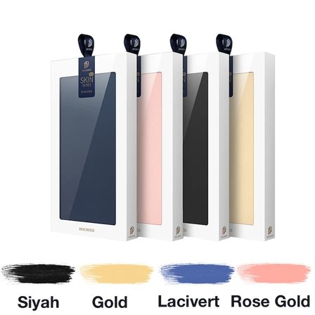 Dux Ducis SM Galaxy S21 Kılıf Kapaklı Flip Cover Kılıf Skinpro Series-(5775)