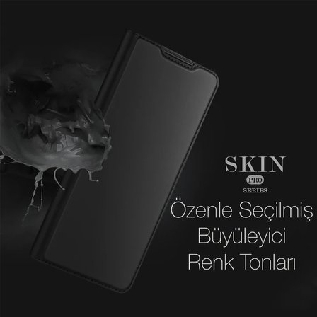 Dux Ducis SM Galaxy S21 Kılıf Kapaklı Flip Cover Kılıf Skinpro Series-(5775)