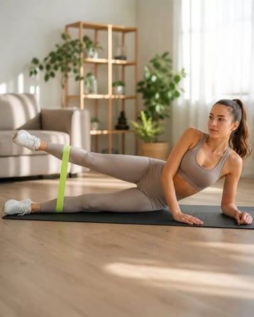 Spor Egzersiz Direnç Bandı Yoga Pilates ve Fitness Antrenman Lastiği