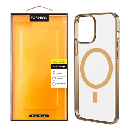 Ally iPhone 13 Pro Max 6.7inç Magsafe Uyumlu Renkli Kenar Silikon Kılıf-(5775)
