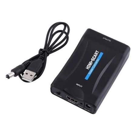 Ally 1080P Scart HDMI Dönüştürücü Ses Video Adaptörü-SİYAH-(5775)