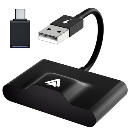 Ally Usb+Type-C Android Kablosuz Carplay Adaptör Çevirici - Youtube Netflix Tiktok Video Yansıtıcı-(5775)