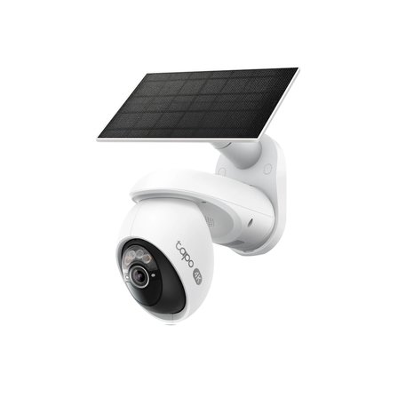 TP-LINK Tapo TC92 KIT (C660 KIT) 4K 80Mpix Dış Mekan IP65 WiFi 12Mt. Renkli Gece Görüşü İki Yönlü Ses Yapay Zeka Destekli Güneş Enerjili Güvenlik Kamerası Kiti(1923)