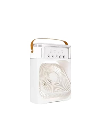 Spreyli Mini Masaüstü Fan | 500ML Su Hazneli 3 Kademeli Soğutucu Yeni Nesil