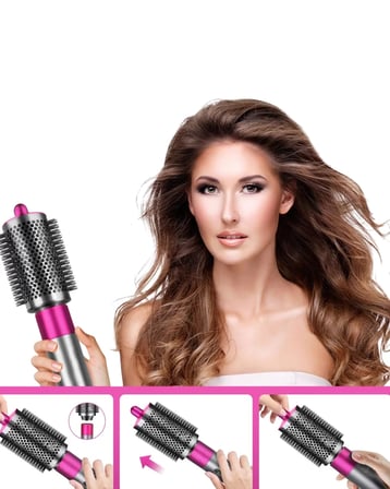 Saç Şekillendirici Set 5 Başlık Çok Yönlü Kullanım Güçlü Motor ve Pratik Tasarım
