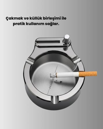 Küllük ve Çakmak Birleşik Set Paslanmaz Çelik Gövde