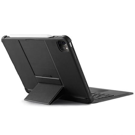 Dux Ducis iPad Pro 12.9 2022/2021/2020 SK Series Kablosuz Bluetooth Klavye Touchpad Kılıf-(5775)