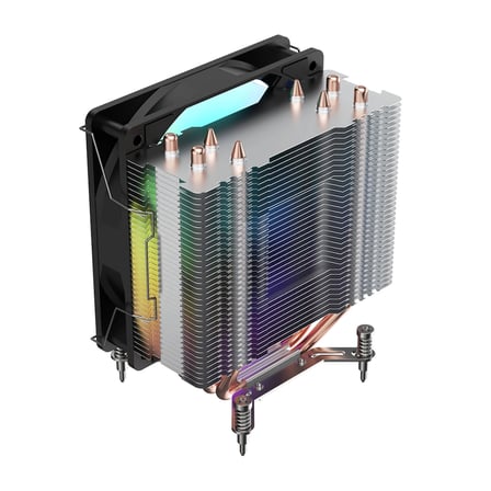 FSP NC3 ARGB 120mm CPU Kule Tipi Hava Soğutma Sessiz Çalışma Doğrudan Temas Tasarımlı 4 adet Bakır Isı Borusu (AMD AM4-AM5 ve INTEL Tüm işlemciler ile uyumlu)(1923)