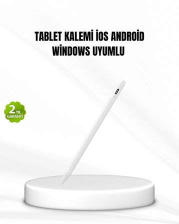 Akıllı Dokunmatik Kalem – Type-C Şarjlı Manyetik Apple Pencil Alternatifi Stylus Pen