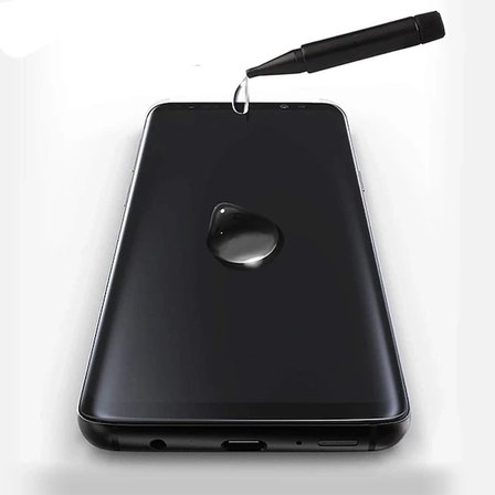 İPhone 11 Pro Full Liquid+Uv Işık 3D Kırılmaz Cam Ekran Koruyucu iPhone XS-X-(5775)
