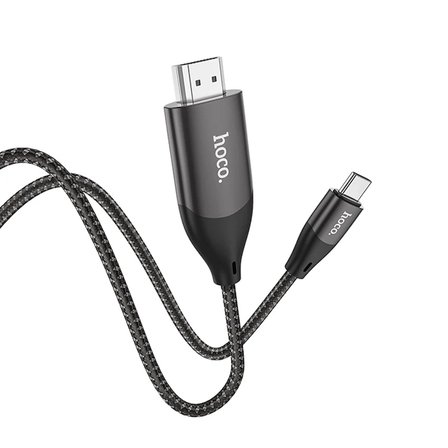 HOCO UA16 Type-C to HDMI 4K 30hz Ses ve Görüntü Aktarma Kablosu-(5775)