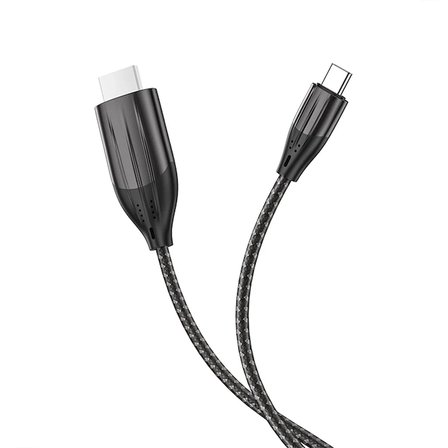 HOCO UA16 Type-C to HDMI 4K 30hz Ses ve Görüntü Aktarma Kablosu-(5775)
