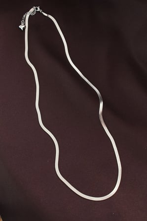 316L Çelik Gümüş Renk 60 cm İtalyan Zincir Kolye 5886