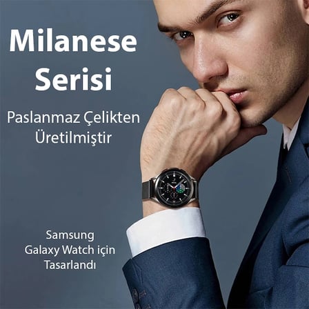 Dux Dux Ducis SM Galaxy Watch 20MM-Huawei GT2-GT3 42MM-Magic 2 42MM Milano Loop Kayış Kordon-(5775)