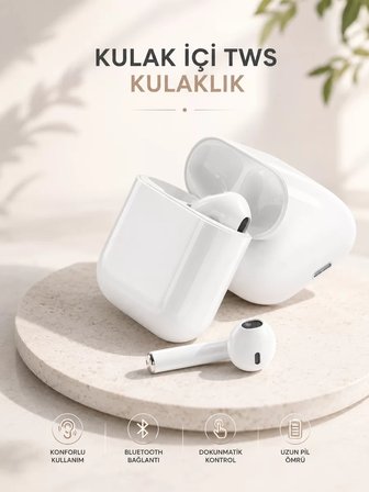 Yeni Nesil HD Ses ve Dokunmatik Kontrol Akıllı ve Şık Bluetooth Kulaklık