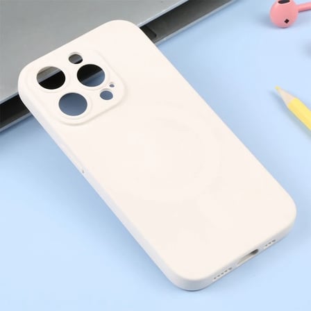 ALLY iPhone 14 Pro 6.1inç Liquid Silica Magsafe Uyumlu Silikon Kılıf-(5775)
