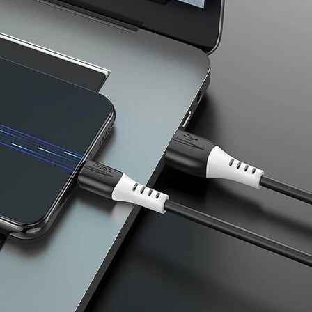 HOCO X82 Micro USB to USB 2.4A Silikon Data ve Şarj Kablosu-(5775)