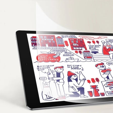 ALLY iPad Air 20202022 10.9 Paper Like Film Darbe Emici Pet Ekran Koruyucu-(5775)