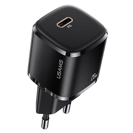 USAMS T36 20W Mini PD Hızlı Şarj Aleti 20W USB-C Güç Adaptörü-(5775)