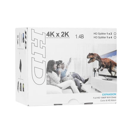 HYTECH HY-LU2 2xHDMI 2K-4K Monitör Çoklayıcı (1PC-2Monitör)(1923)