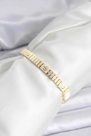 Gold Renk Vip Seri Bileklik 5886